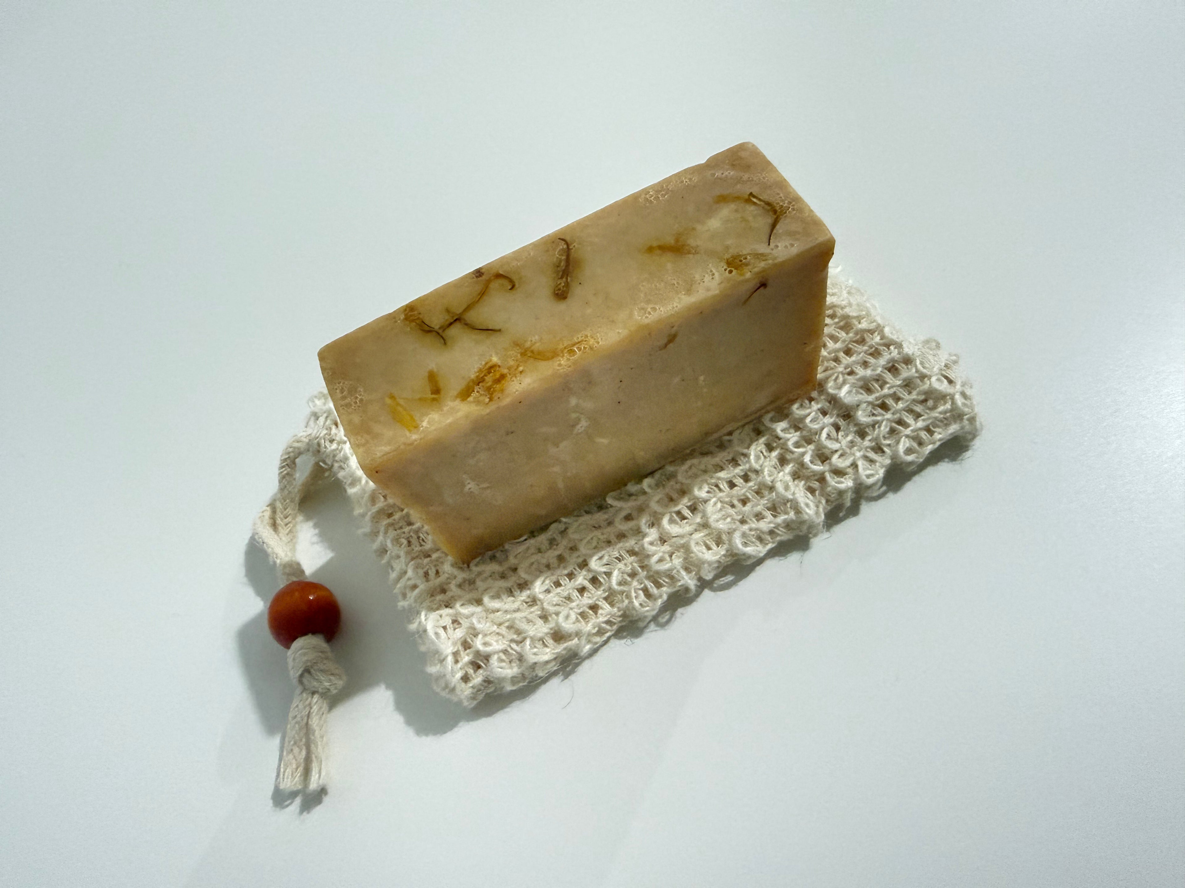 Filet à Savon en Fibres Naturelles - Porte-Savon Exfoliant & Écologique